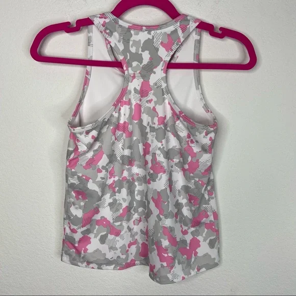 Layer8 Pink/Gray Camo Print Girls Tank Top Size L - Picture 2 of 3